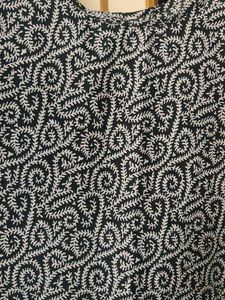 Kurtha With Cold Sholder B&amp;w