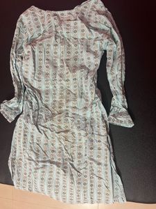 Boho Chic Blue Print Dress