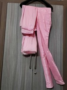 Baby Pink Kurti Suit Set