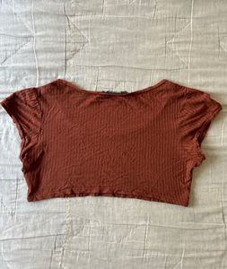 Brown mini top🤎