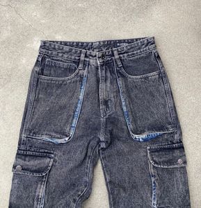 Cargo Style Denim Jeans