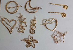 Gold Hair Clip Set