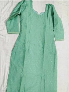 Women Green Festive Chanderi Silk Suit Set