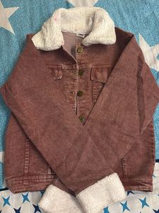 Corduroy Jacket with Sherpa Collar