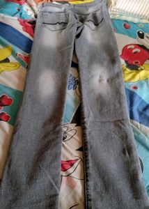 Gray Denim Jeans