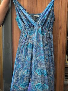 Blue Paisley Sundress