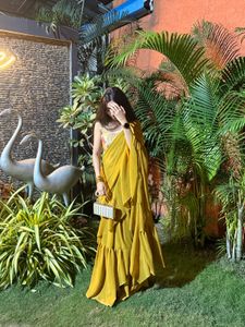 Saree with Corset Blouse