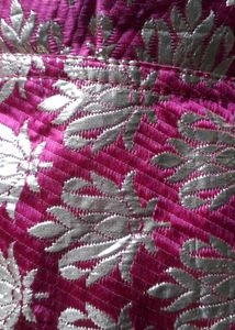 Pure Chanderi Silk Hot Pink Hand Made Blouse