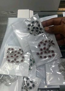 DESIGNER SLEEK PREMIUM AD NECKLACE SET @SALE