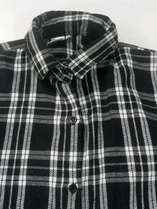 Black Check Shirt For Women