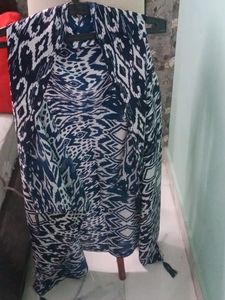Sleeveless Crepe Shrug