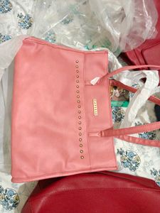4 New Caprese Pink Tote Bag