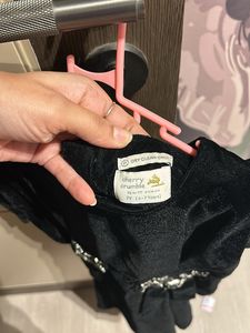 Velvet Cute Knee Length Frock