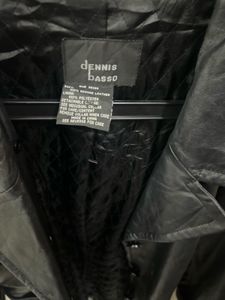 Classic Black Leather Coat