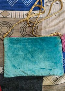 Lipstick Beaded Crossbody