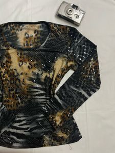 Cheetah Print Top