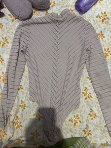 Striped Bodysuit
