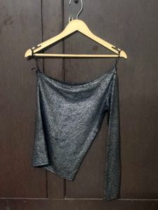 Silver Black 🖤 Top