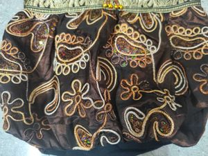 Boho/Hippie Embrodied Cotton Blend Shoulder Bag