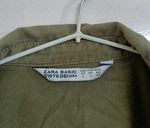 Zara Olive Safari Ready Crop Top🤠