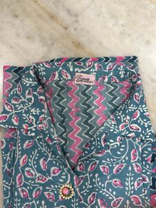 Stylish Floral Print Tunic Top