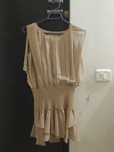 Elegant Beige Dress