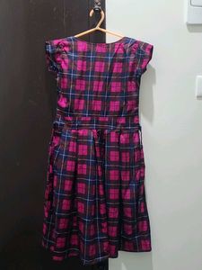 Girls Plaid Dress