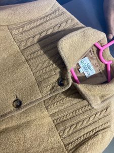 Tan Wool Blend Women's Jacket