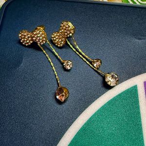 Combo 5 pair of gold plated earings