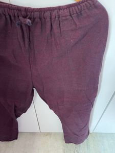 Cotton Purple Pants