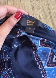 Maxi Dark Blue Dress - Zink London