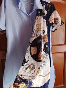 Blue Button-Down Shirt