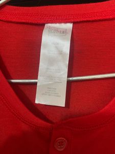 Plain Red Top For Daily Use