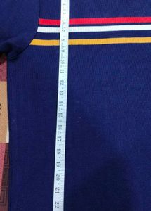 Striped Navy Blue Sweater