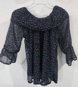 Floral Sheer Top