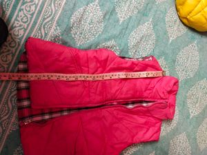 Pink double side jacket unisex