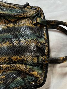 Armani Exchange snake-print tote from Fall2014