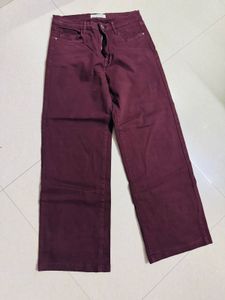 Coffee Brown Straight Leg Jeans