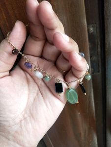 Gemstone Charm Bracelet