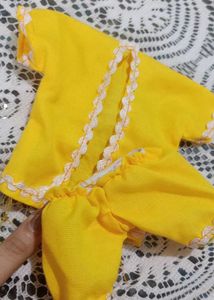 Yellow Night Suit For Laddugopal.