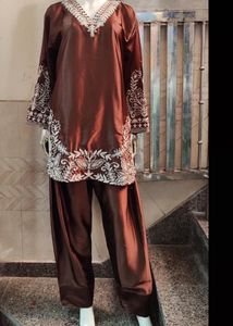 FARSHI SALWAR  COORDSET FREE SIZE TILL 44