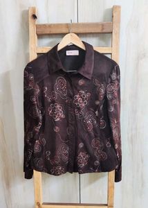 Coffer Colour Designer Shirt Size-36