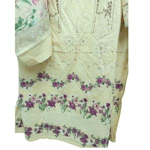 Floral Embroidered Salwar Kameez With Dupatta