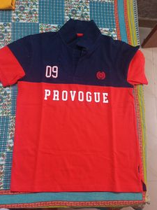 PROVOGUE Half Sleeves Polo Collar Shirt