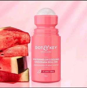 Combo Dot&amp;Key Watermelon Cooling Underarm Roll On