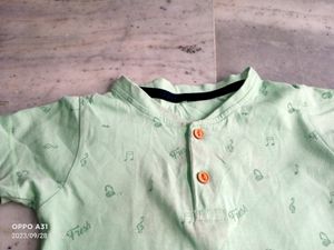 Combo Of Beautiful  Baby Girls T-shirt All Over Size L 12 To 18 Month Condition Good