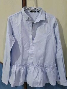 Park Avenue Blue Formal Shirt | NO COINS PLEASE