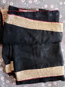 Elegant Black Saree