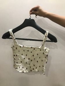 Polka Dot Crop Top
