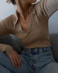 Calvin Klein Ribbed Knit Long Sleeve Top